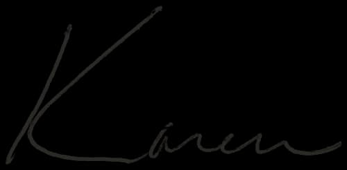 Karen handtekening