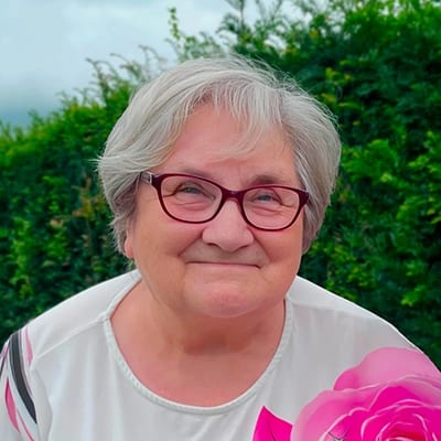 Portret van Christiane Mortier